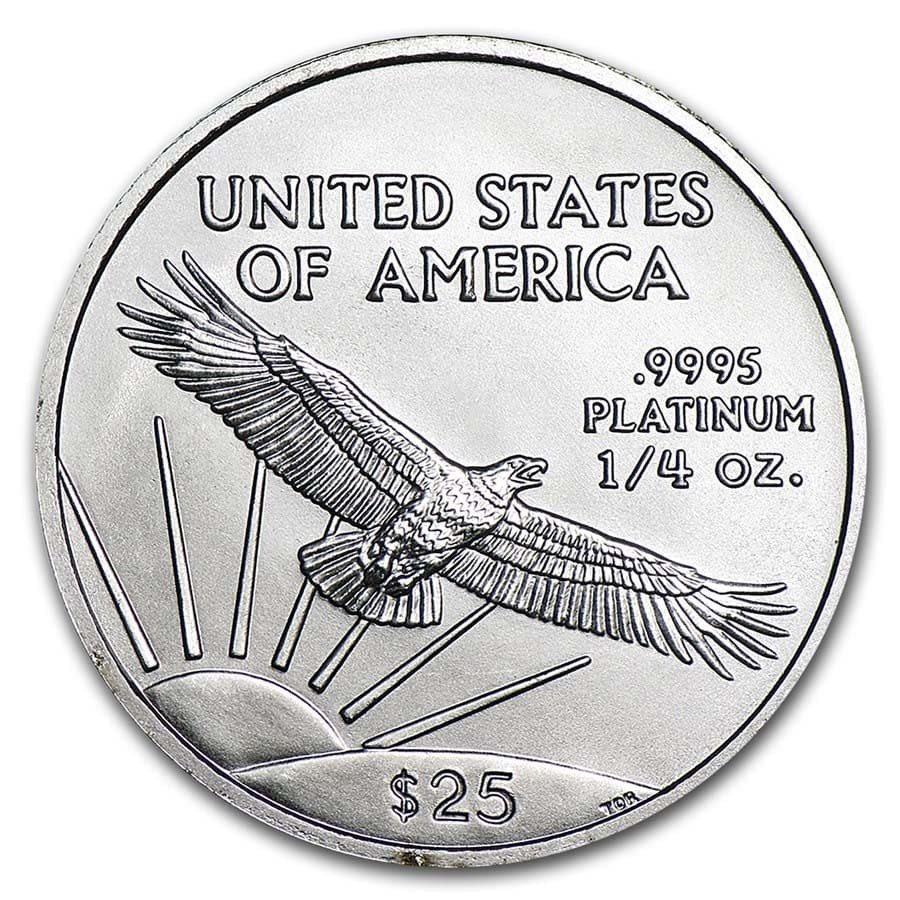 1/4 oz Platinum Coin Random Year, Varied Condition, Any Mint) - Image 2