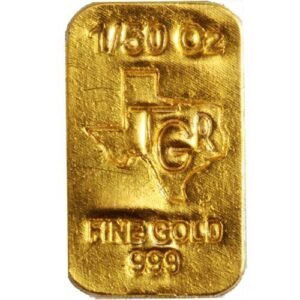 1/50 oz Gold Bar For Sale (Varied Condition, Any Mint)