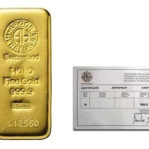 Buy 1 Kilo Argor Heraeus Gold Bar (New w/ Assay)