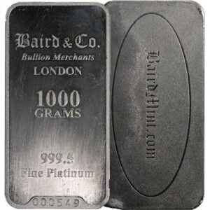 Buy 1 Kilo Platinum Bars Online (Varied Condition, Any Mint)