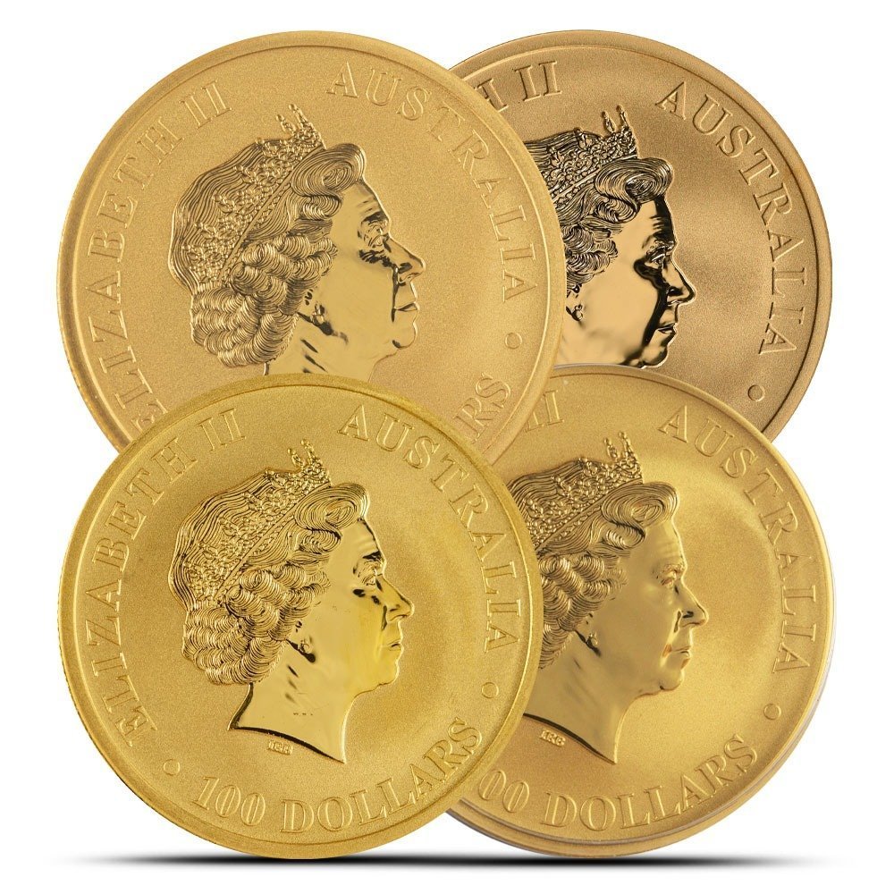 1 oz Australian Gold Kangaroo Coins (Random Year, BU) - Image 2