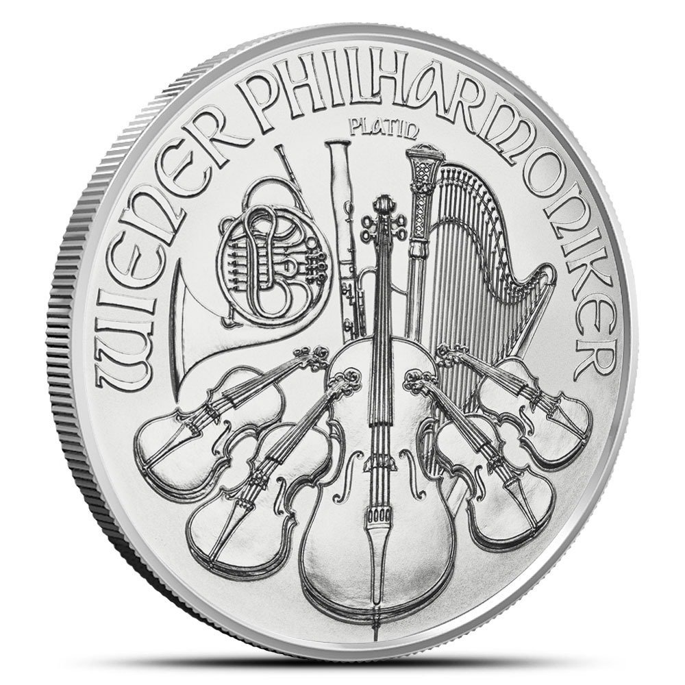 1 oz Austrian Platinum Philharmonic Coin (Random Year)