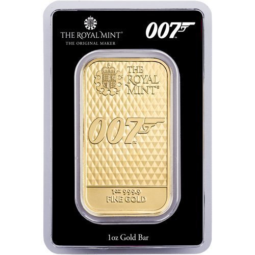 1 oz British James Bond Diamonds Are Forever Gold Bar (New w/ Assay) - Image 3