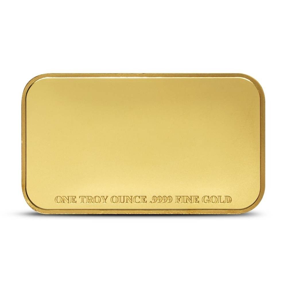 1 oz Design Your Own Engravable Gold Bar (New w/ Capsule) - Image 3