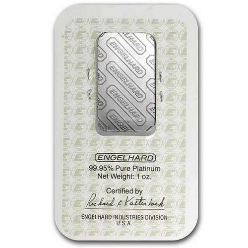 Buy 1 oz Engelhard Platinum Bar (w/ Assay) - Image 2