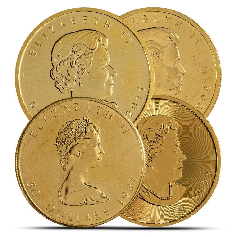 Buy 1 oz Gold Maple Leaf Coins (Random Year, Abrasions) - Image 2