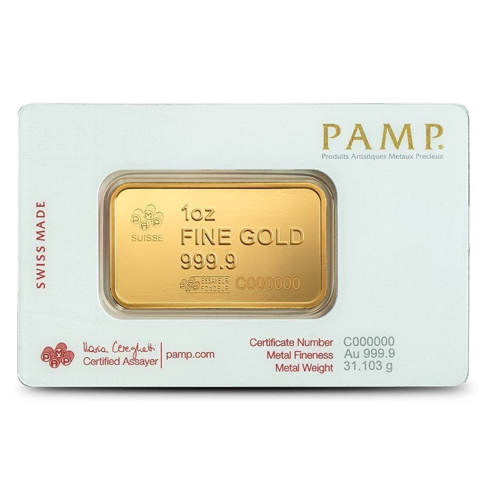1 oz PAMP Suisse America The Free Liberty Bell Gold Bar (New w/ Assay) - Image 2