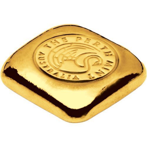 1 oz Perth Mint Cast Gold Bar For Sale (New) - Image 2