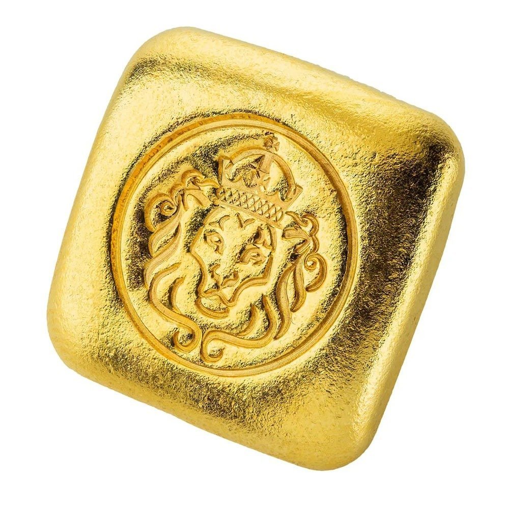 1 oz Scottsdale Mint Cast Gold Bar (New) - Image 3