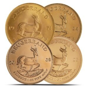 1 oz South African Gold Krugerrand Coin (Random Year)