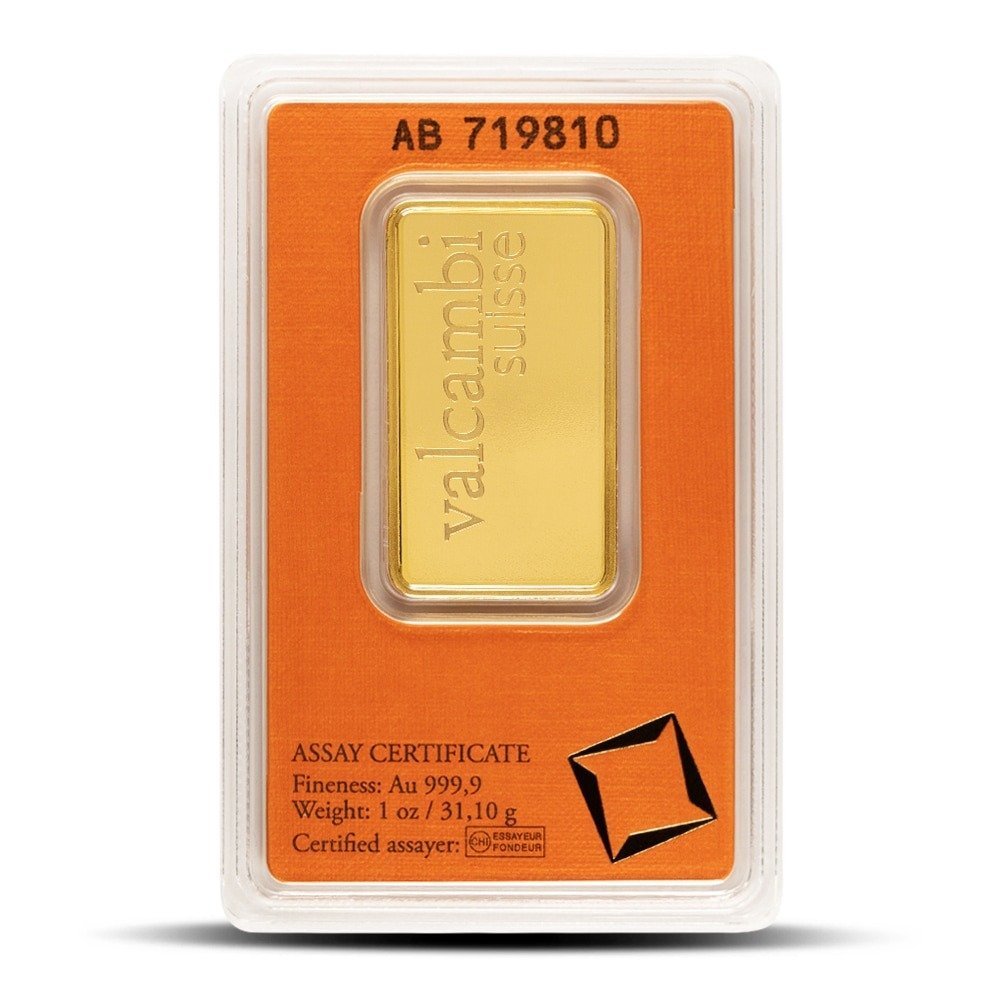 Buy 1 oz Valcambi Gold Bar (New w/ Assay) - Image 2