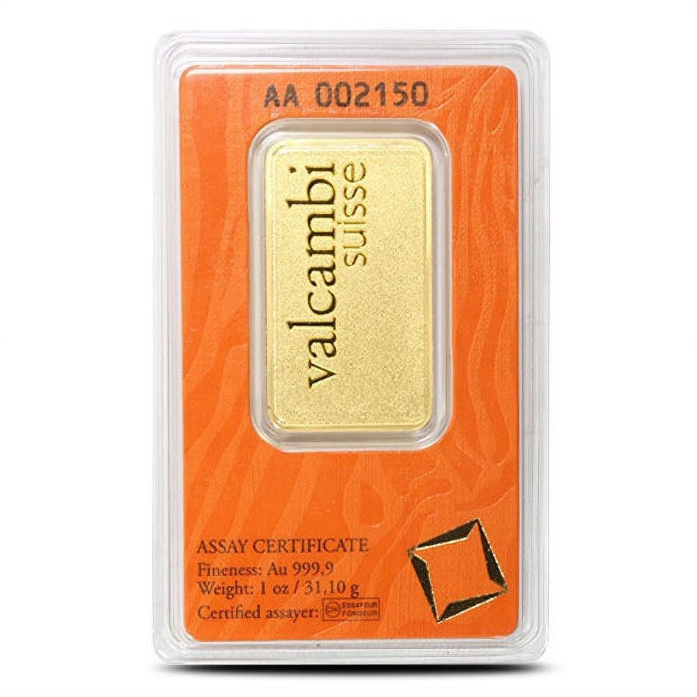 Buy 1 oz Valcambi Matte Gold Bar (New w/ Assay) - Image 3