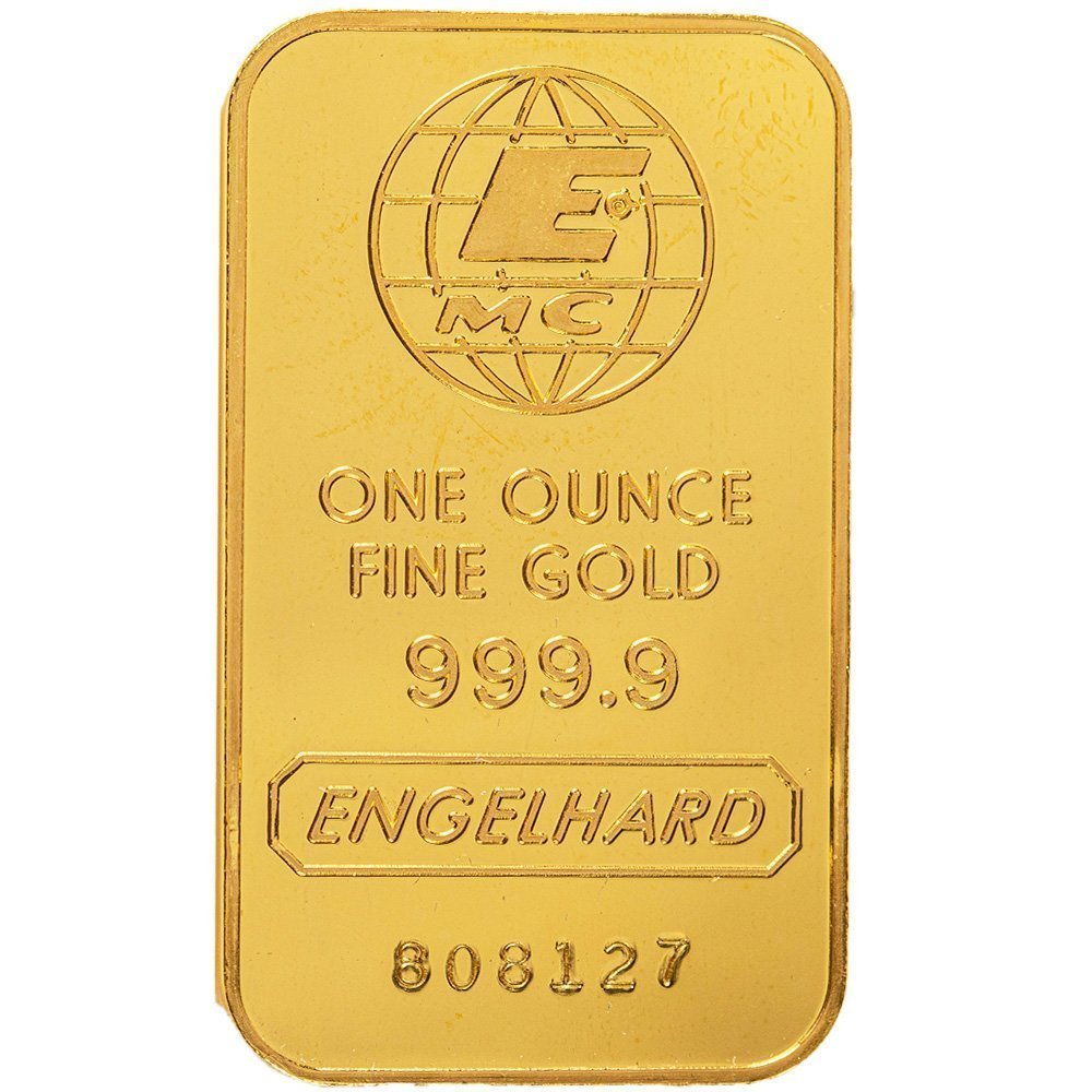 1 oz Engelhard Gold Bar For Sale - Image 3