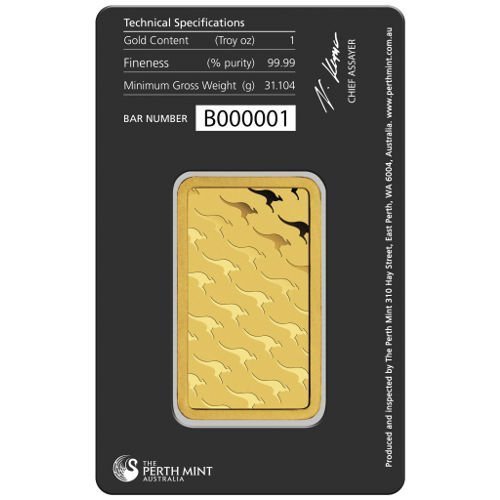 Buy 1 oz Perth Mint Gold Bars (New w/ Assay) - Image 2