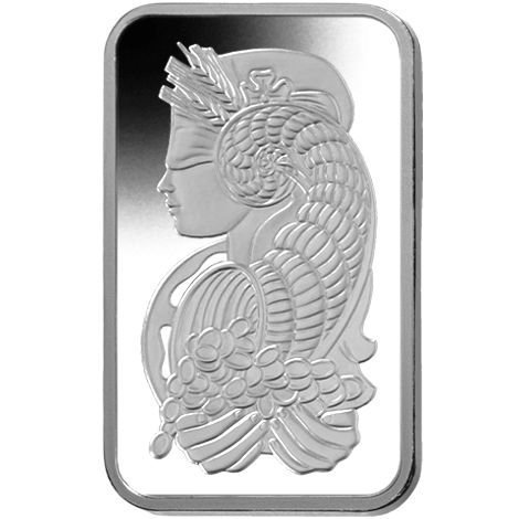 10 oz PAMP Suisse Fortuna Platinum Bar (New w/ Assay) - Image 3