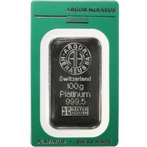 Buy 100 Gram Platinum Bars Online (Varied Condition, Any Mint)