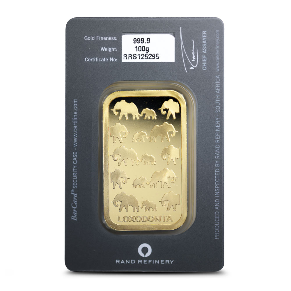 Buy 100 Gram Rand Refinery Gold Bar (New w/ Assay) - Image 2
