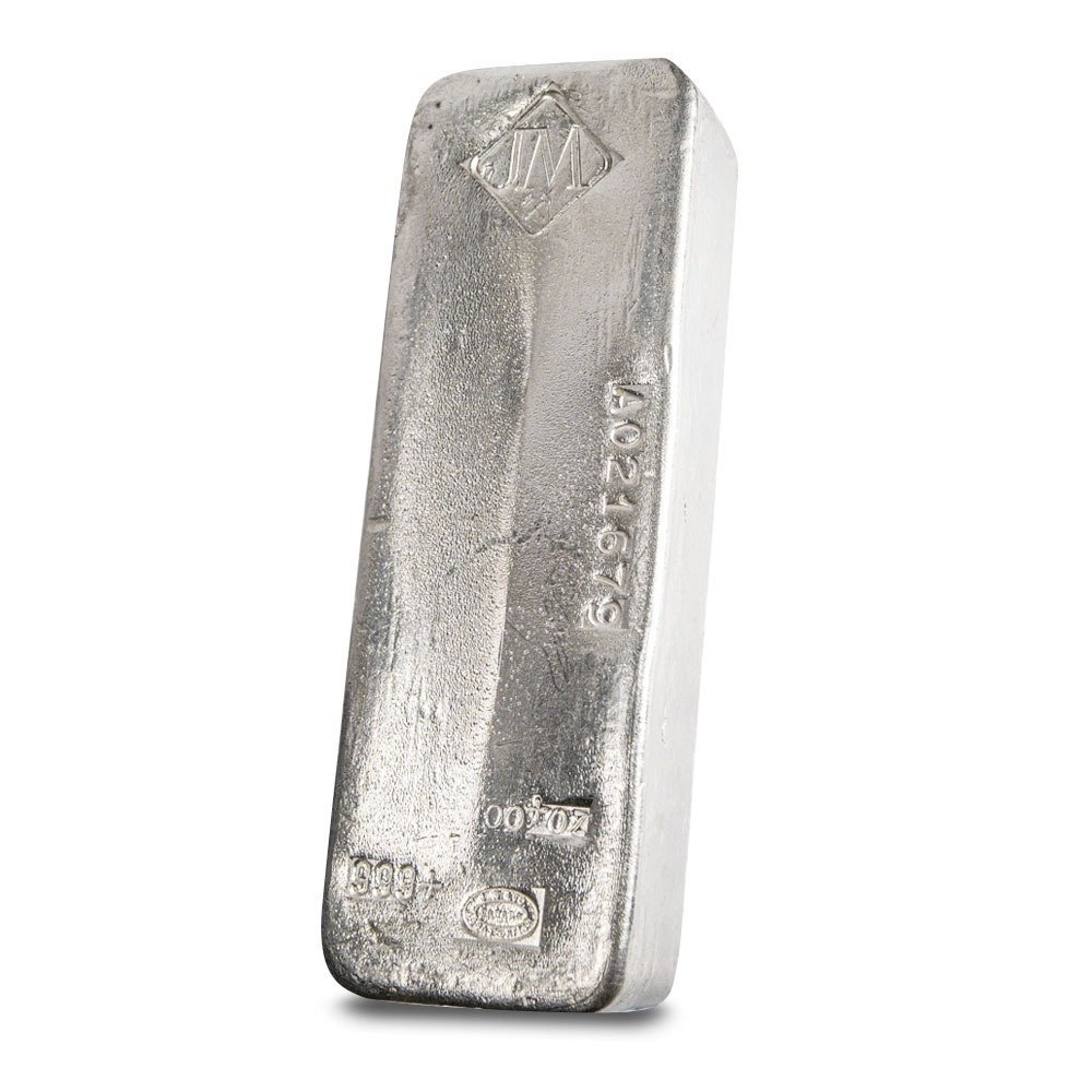 100 oz Johnson Matthey Silver Bar (Canadian Serial #) - Image 2