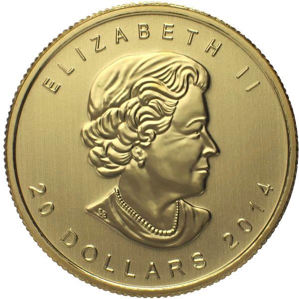 1/2 oz Canadian Gold Maple Leaf Coin (Random Year) - Image 2