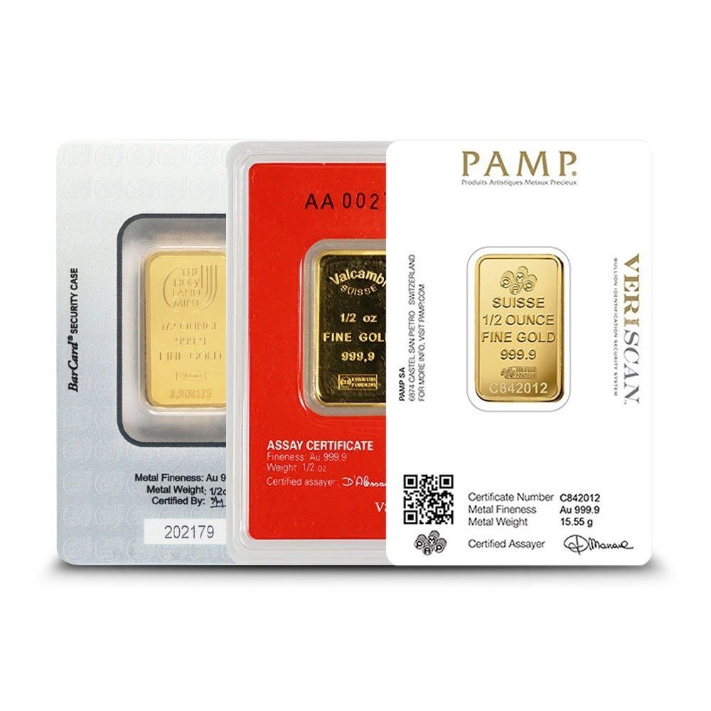 Buy 1/2 oz Gold Bars (Varied Condition, Any Mint) - Image 2