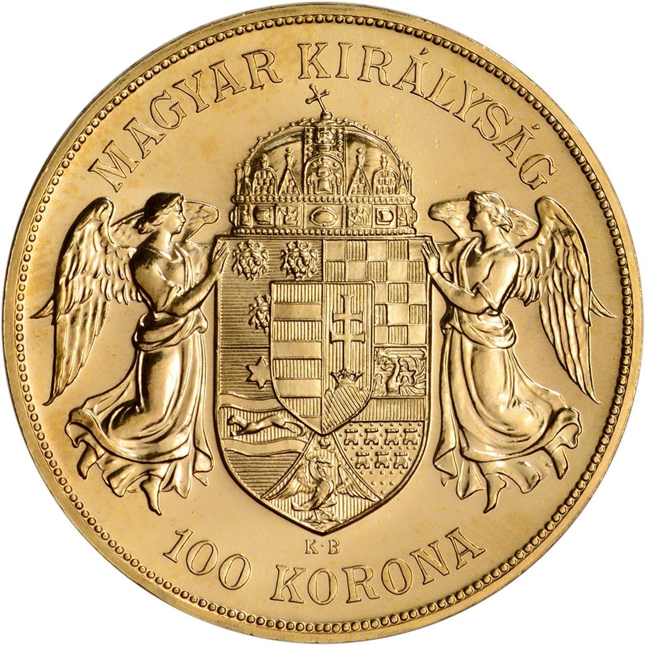 1908 Hungary 100 Korona Gold Coin (AU) - Image 2