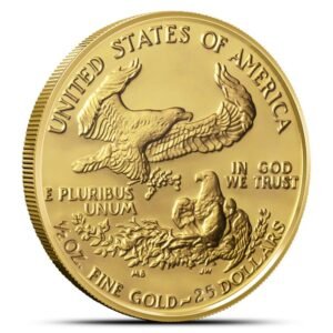 1987-P 1/2 oz Proof American Gold Eagle Coin (Box + CoA)