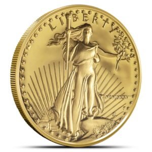1987-P 1/2 oz Proof American Gold Eagle Coin (Box + CoA)
