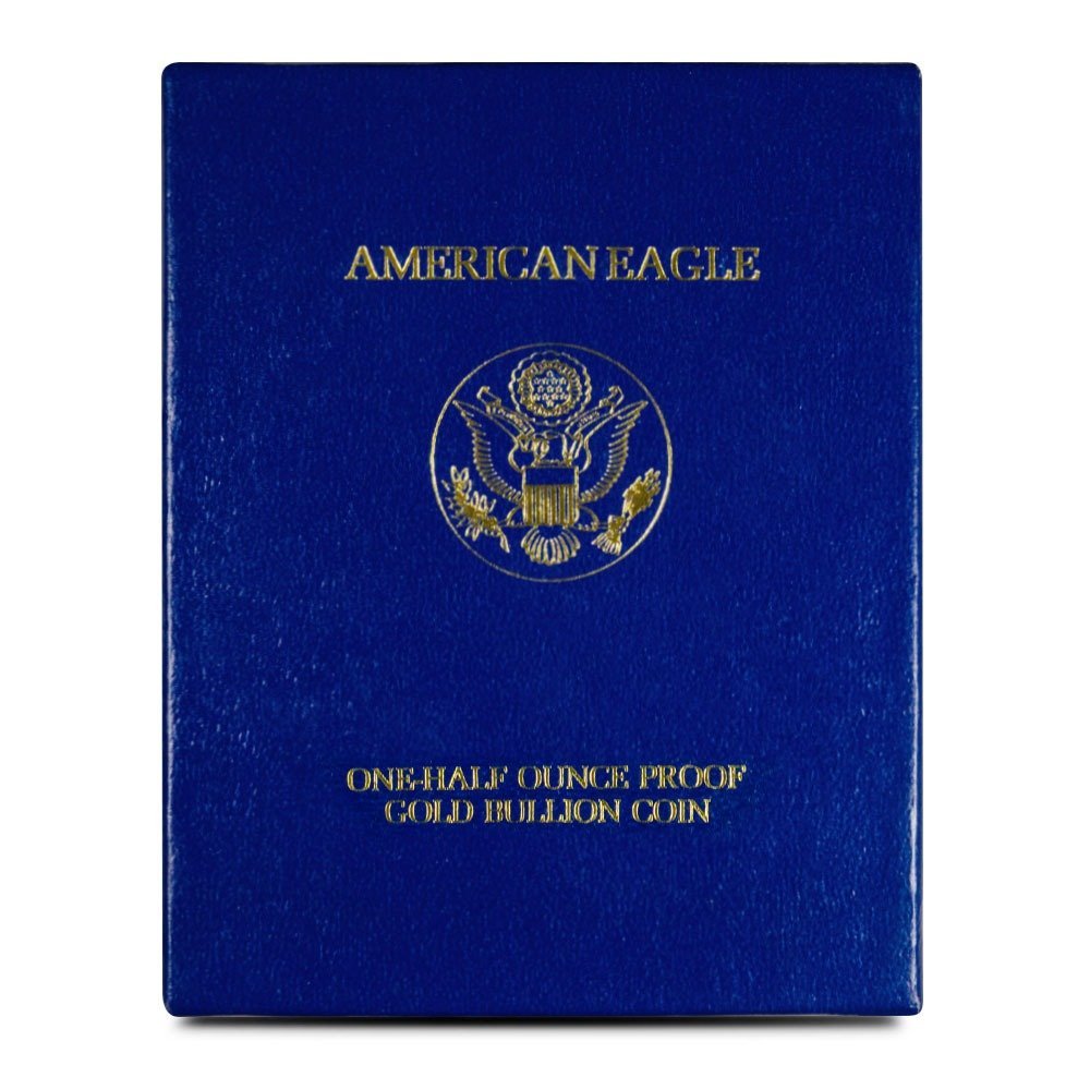 1987-P 1/2 oz Proof American Gold Eagle Coin (Box + CoA) - Image 3