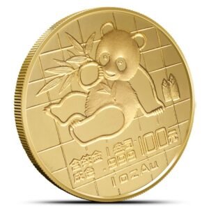 1989 1 oz Chinese Gold Panda Coin (Large Date, Sealed)