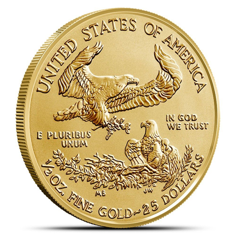 1992 1/2 oz American Gold Eagle Coin - Image 2