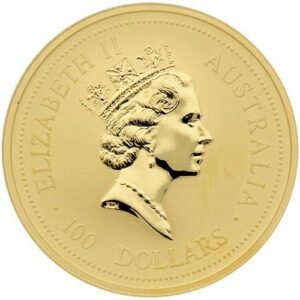 1996 1 oz Australian Gold Lunar Rat Coin (BU)