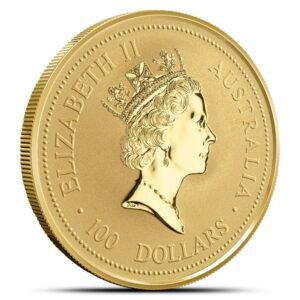 1998 1 oz Australian Gold Lunar Tiger Coin