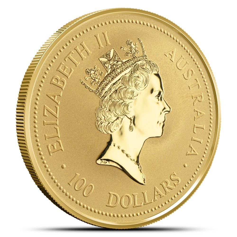 1998 1 oz Australian Gold Lunar Tiger Coin - Image 2