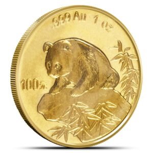 1999 1 oz Chinese Gold Panda Coin (Small Date, Sealed)