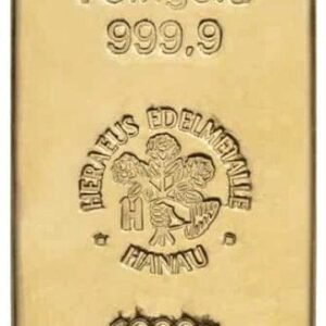 Buy 1KG Heraeus Cast Gold Bar | 1000 Gram