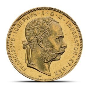 20 Francs / 8 Florin Austrian Gold Coin (Avg. Circulated)
