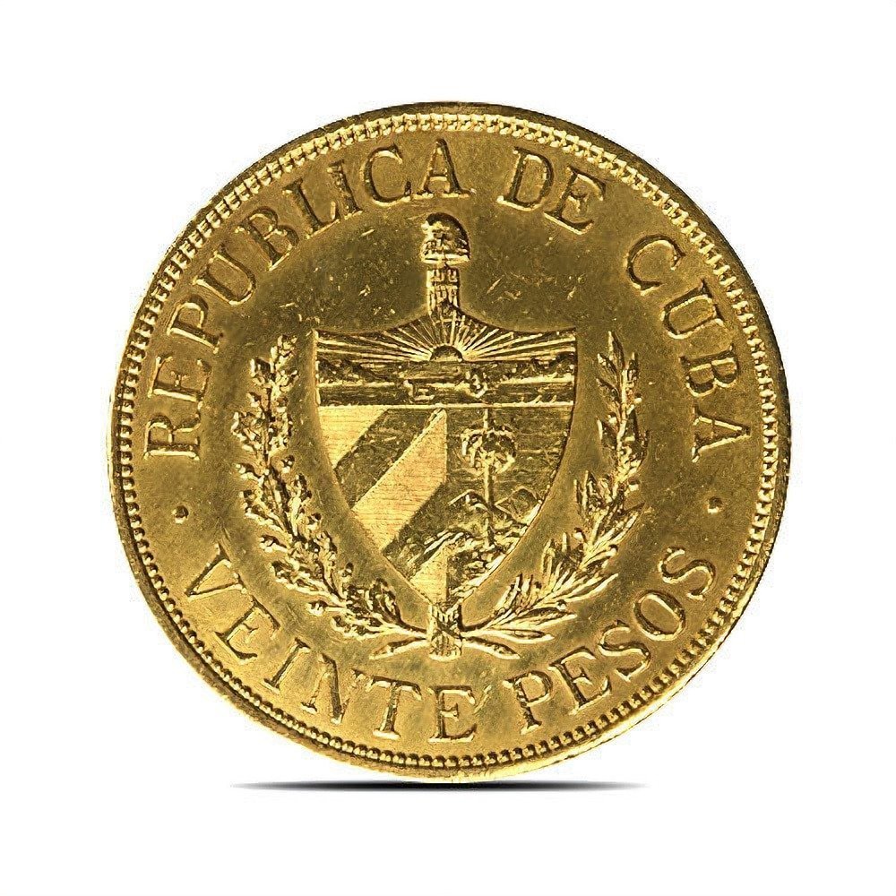 Buy 20 Peso Cuba Gold Coins Online (Mixed Types, Random Year, Varied Condition) - Image 2