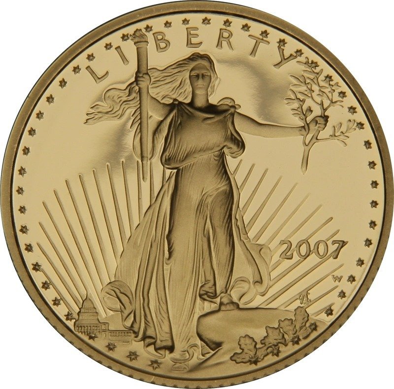 2007 Proof 1/4 oz American Eagle Gold Coin