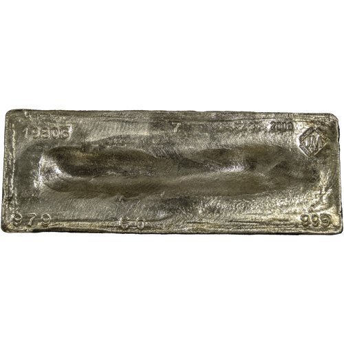 2008 979.6 oz Johnson Matthey Silver Bar