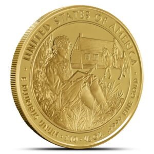 2008-W 1/2 oz Proof US Mint First Spouse Van Buren’s Liberty Gold Coin (Box + CoA)