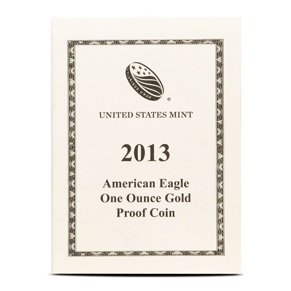 2013-W 1 oz Proof American Gold Eagle Coin (Box + CoA) - Image 3