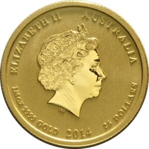 2014 1/4 oz Year of the Horse Gold Coin Perth Mint Australian Lunar Series