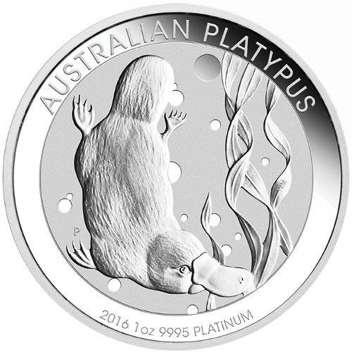 2016 1 oz Australian Platinum Platypus Coin (BU)