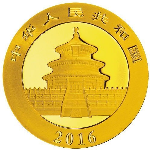 2016 30 Gram Chinese Gold Panda Coin (BU) - Image 2