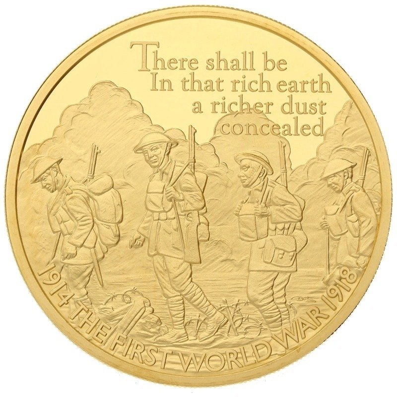 2016 5 oz £10 Gold Proof Coin The 100th Anniversary of the First World War Boxed - Image 3