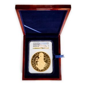 2017 1 Kilo Proof British Gold Queens Beast Unicorn Coin NGC PF70 UCAM First 3 Struck