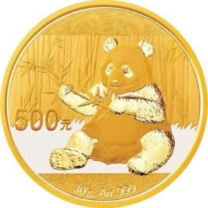 2017 30 Gram Chinese Gold Panda Coin (BU)