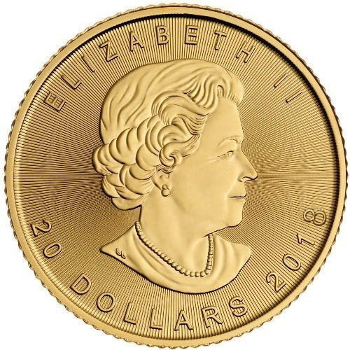 2018 1/2 oz Canadian Gold Maple Leaf Coin (BU) - Image 2