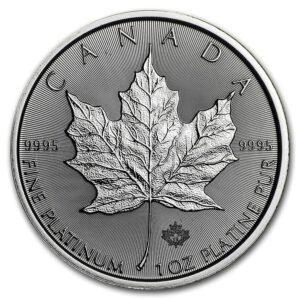 2019 1 oz Canadian Platinum Maple Leaf Coin (BU)