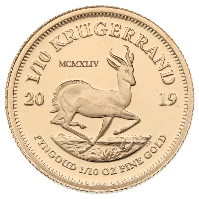 2019 Proof 1/10 oz Krugerrand Gold Coin Boxed - Image 3